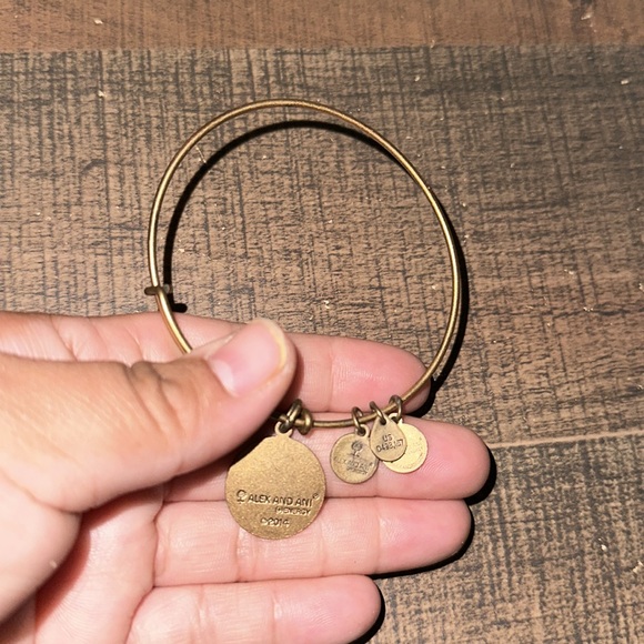 ALEX AND ANI “LEO CHARM” 2014 GOLD TONE ADJUSTABLE ZODIAC BRACELET - Picture 2 of 2